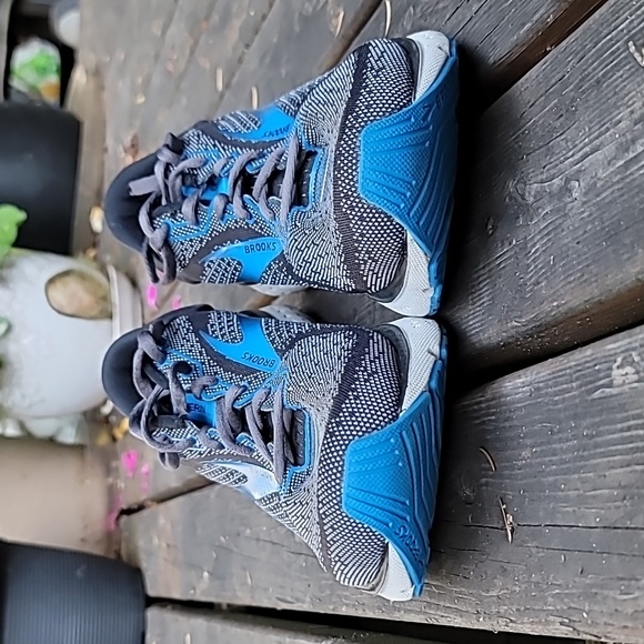 Brooks Glycerin 19 Men's Running Shoes Black/Blue - Picture 4 of 4